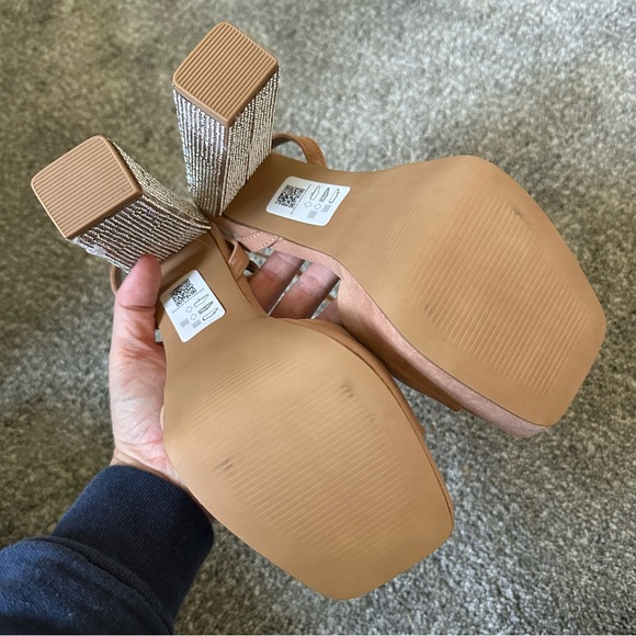 ASOS Design Rhinestone Heel Sandals - Picture 2 of 7